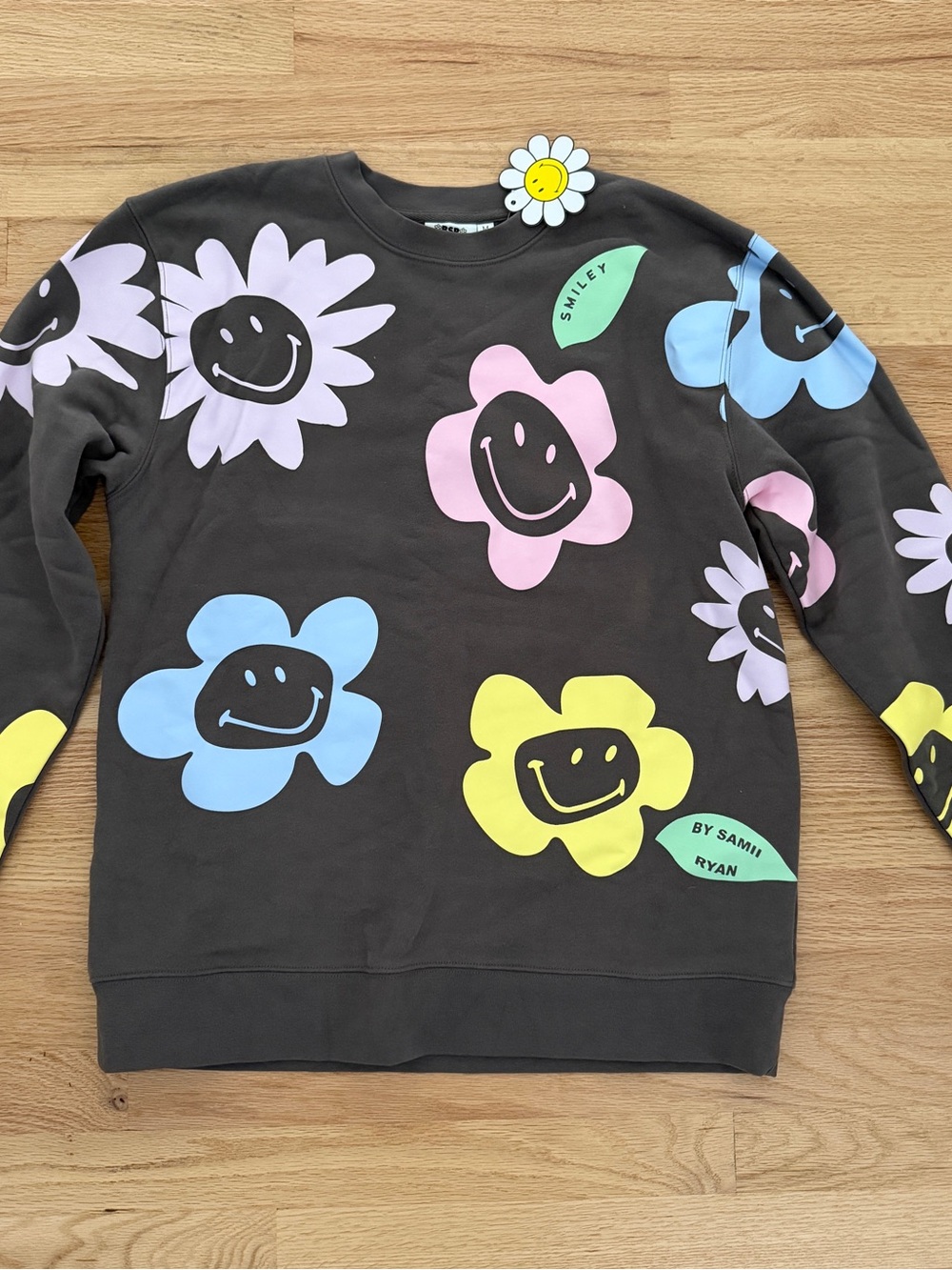 By Samii Ryan x Smiley Crewneck Sweatshirt - NWT